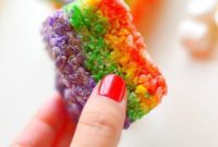 Kaleidoscope Krispie Treats