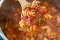 Hearty Instant Pot Sloppy Joe Casserole