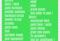 Your Free Printable Backyard Transformation Checklist
