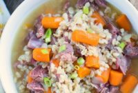 Hearty Instant Pot Barley Soup