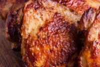 Crispy Air Fryer Bone-In Chicken Thighs
