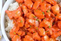 Apricot Glazed Pressure Cooker Chicken