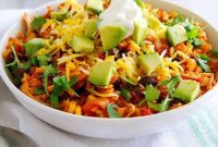 Zesty Pressure Cooker Chicken Taco Bowls