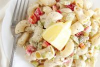 Zesty Dill Pickle Pasta Salad Without Sour Cream