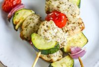 Crispy Air Fryer Chicken Skewers