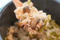 Instant Pot Creamy Mushroom Rice