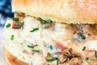 Irresistible Cheesy Bacon Ranch Crockpot Chicken