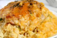 Cozy Cheesy Crockpot Chicken and Rice