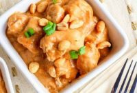 Creamy Peanut Butter Chicken