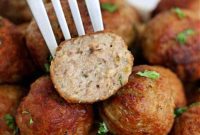 Crispy Air Fryer Frozen Meatballs
