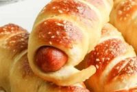 Homemade Auntie Annes Pretzel Dogs