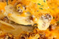 Hearty Ground Beef and Potato Bake