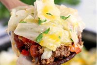 Deconstructed Cabbage Casserole