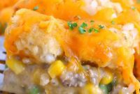 Hearty Ground Beef Tater Tot Casserole