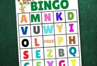 Free Printable Alphabet Bingo