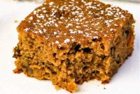 Warm Spiced Applesauce Cake