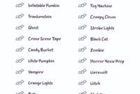 Spooky Printable Treasure Hunt