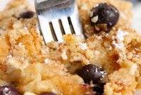 Warm Blueberry Custard Bake