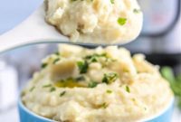 Velvety Garlic Mashed Potatoes via Instant Pot