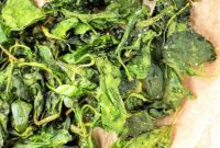 Crispy Air Fryer Spinach