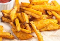 Crispy Roasted Turnip Sticks