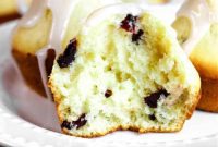 Moist Cranberry Yogurt Muffins