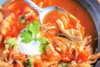 Spicy Chicken Fajita Soup
