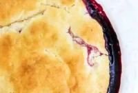 Easy 5 Ingredient Bisquick Blackberry Cobbler