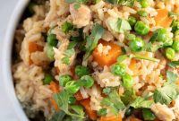 Savory Instant Pot Chicken Thighs and Rice Meal