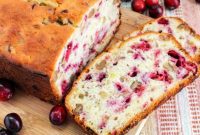 Moist Banana Cranberry Loaf