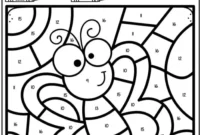 Spring Coloring Fun: Free Color by Number Pages