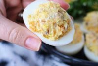 Loaded Crack Chicken Deviled Eggs