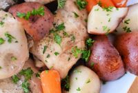 Set It and Forget It Chicken and Potato Dinner