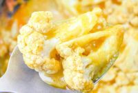Slow Cooker Cheesy Cauliflower Mac and Cheese