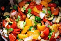 Perfect Air Fryer Mediterranean Roasted Vegetables