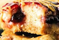 Sweet and Salty Peanut Butter and Jelly Bars