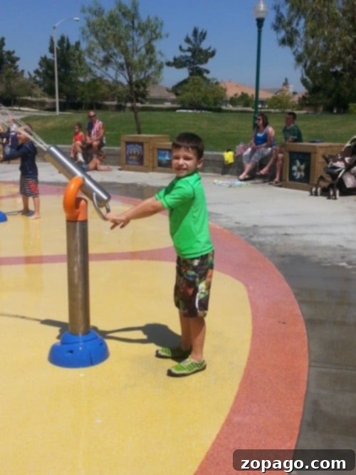 Citrus Water Park Oasis 3 Children playing at splash pad Corona
