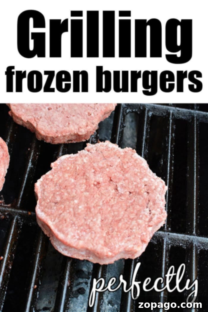 No Thaw Needed: Grill Frozen Burgers to Perfection 2 How to Grill Frozen Hamburgers