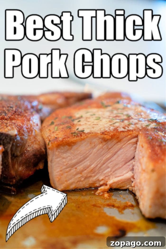 Mastering 2-Inch Thick Pork Chops 7 2 inch thick pork chop recipe cooked to perfection