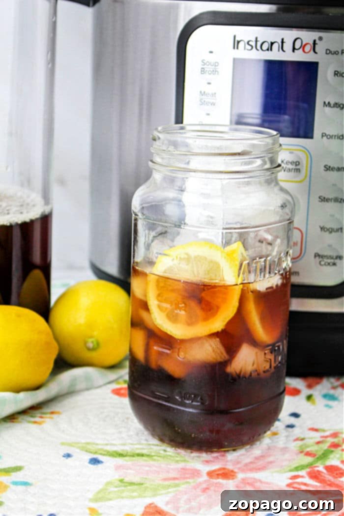Lipton's Perfectly Sweet Tea 5 Instant Pot iced tea