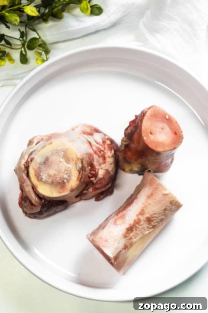 Unlocking the Delights of Bone Marrow 4 A close-up of cooked bone marrow in the Instant Pot, showing its tender, creamy texture.