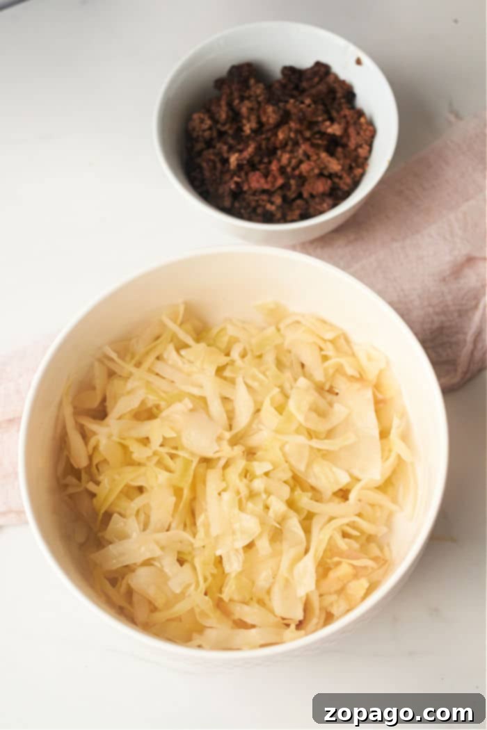 Hearty Sauerkraut with Meat 3 Hearty Beef Pot Roast served alongside a generous portion of quick sauerkraut, showcasing a delicious, traditional German-inspired meal combination.
