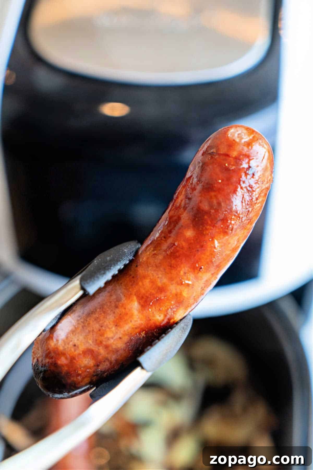 Crispy Air Fryer Frozen Sausage 2 Frozen Sausage in Air Fryer