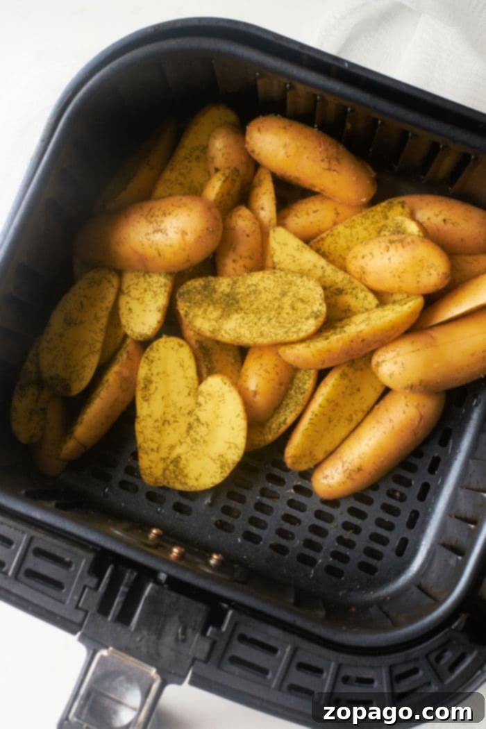 herb roasted fingerling potatoes