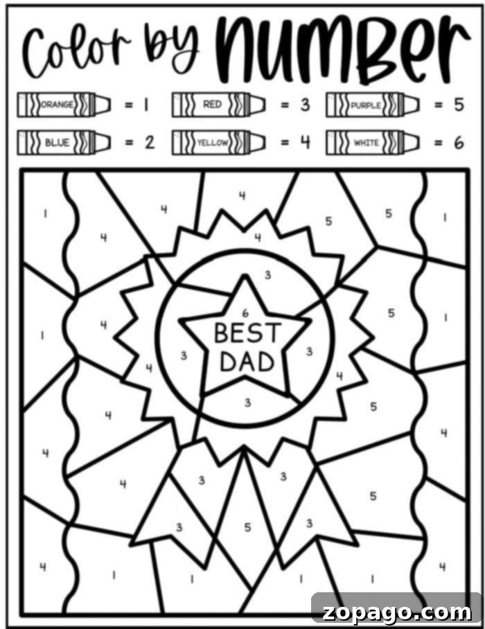Free Father's Day Coloring Sheets 4 Dad Coloring Page Printable Activity