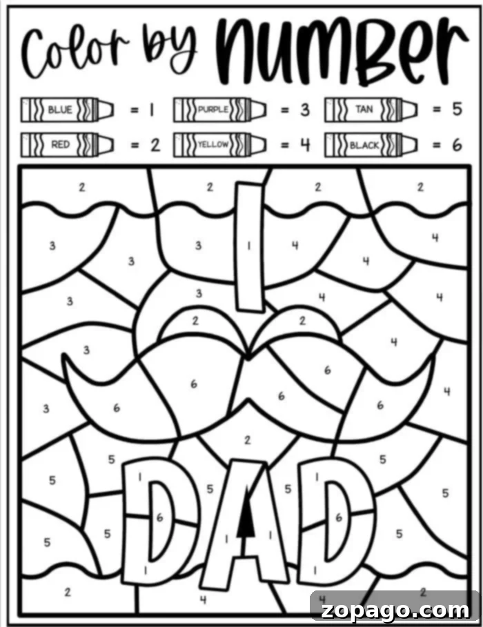 Free Fathers Day Coloring Fun 5 Fathers Day Coloring Pages bundle