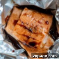 Oven Baked Teriyaki Salmon in Foil