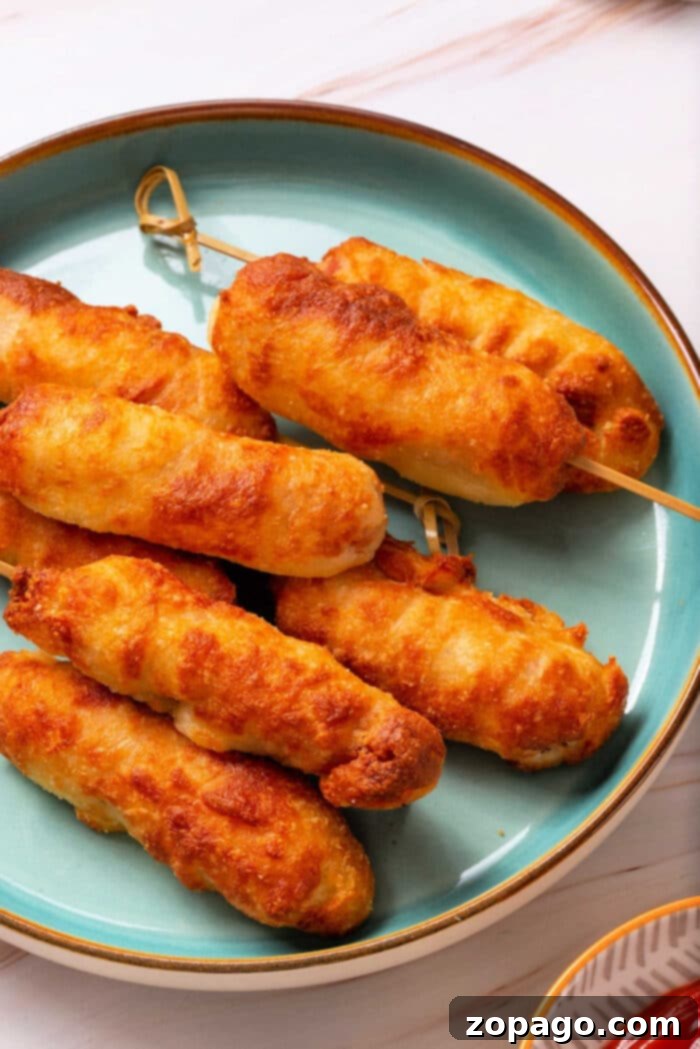Homemade Corn Dogs Air Fryer Perfection 9 air fry corn dog