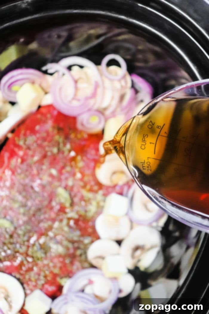 Melt-in-Your-Mouth Slow Cooker Flank Steak 4 Slow Cooker Flank Steak with Gravy Ready to Serve