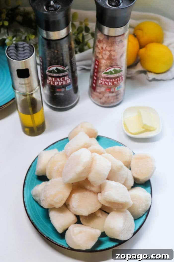 Cooking Frozen Scallops Like a Pro 3 Detailed guide on how to cook scallops from frozen, ensuring tender results.